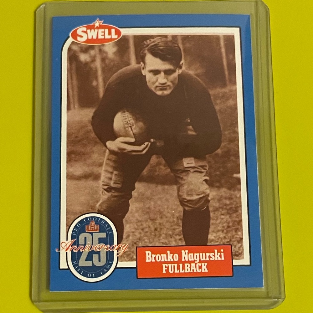 Bronko Nagurski #89 1988 Swell Greats Football Trading Card